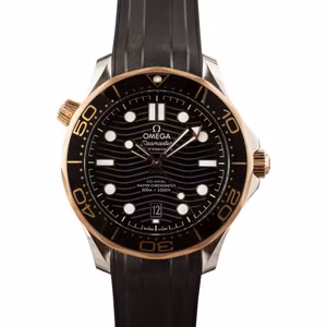 Pre-owned Omega Seamaster Steel & 18k Sedna Gold