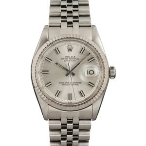 Rolex Datejust Ref 1601 Silver Dial